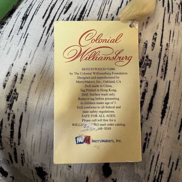 Colonial Williamsburg Hotch Potch Alphabet Doll & Posture Alphabet Cards - Picture 14 of 16